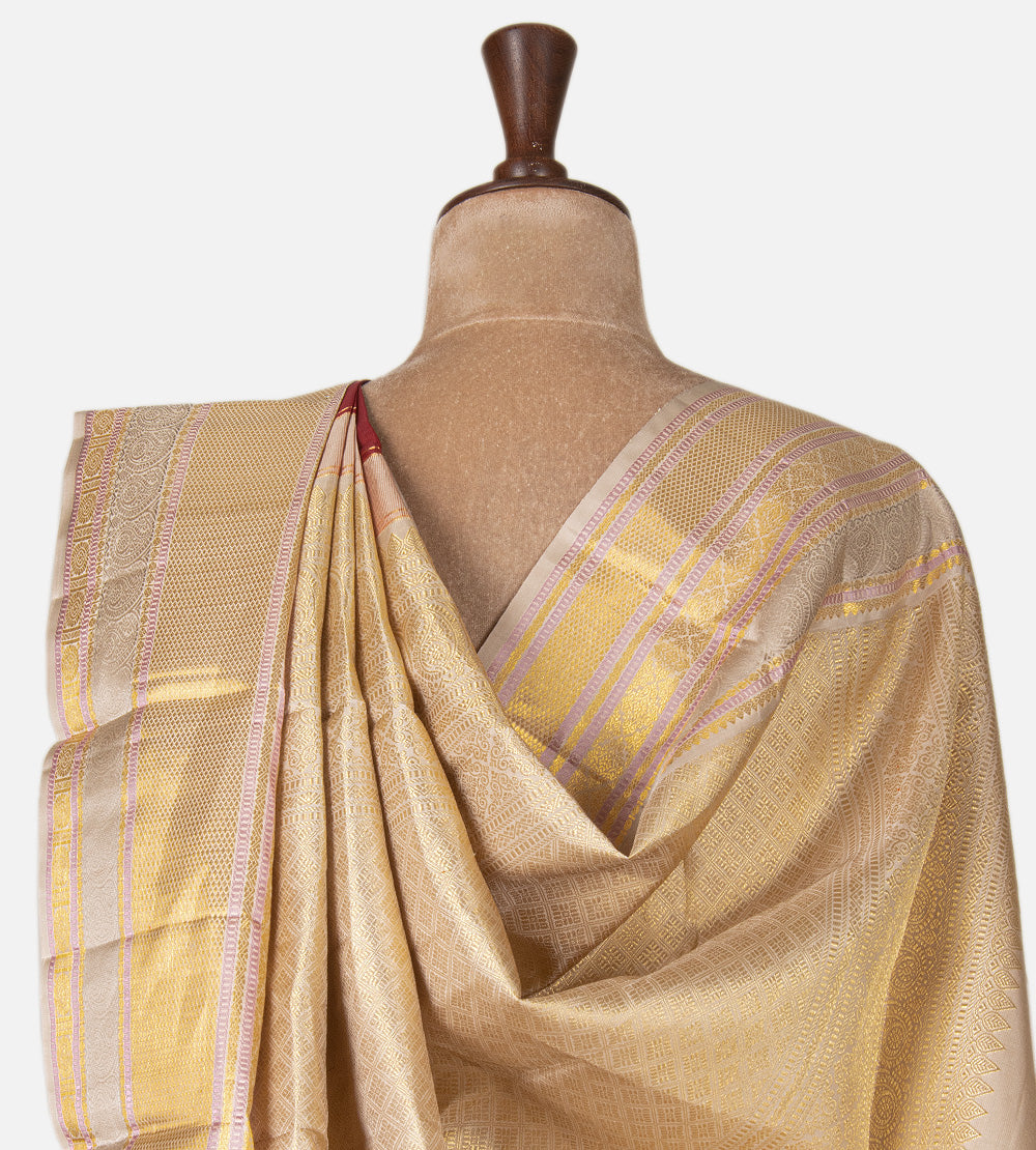 Maroon Kanchipuram Silk Saree