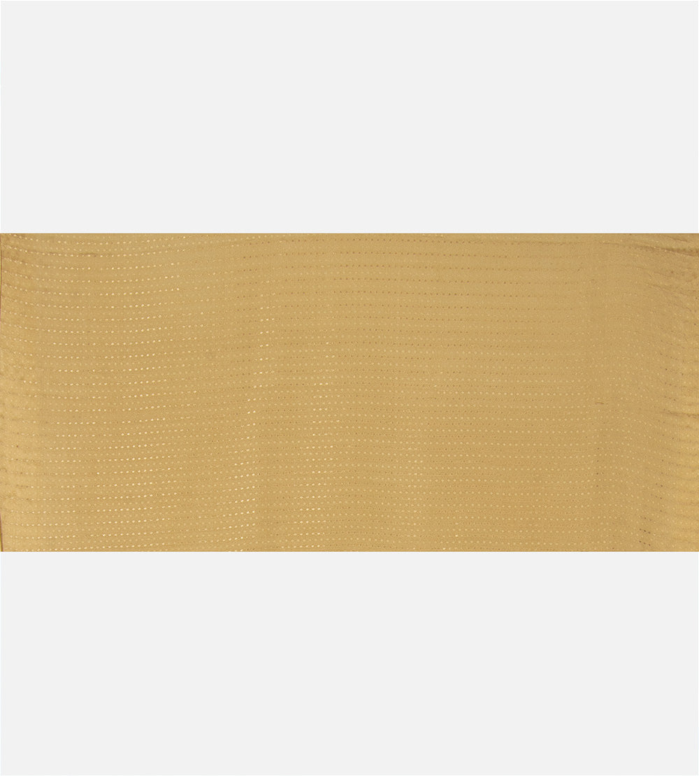 Beige Mysore Crepe Saree