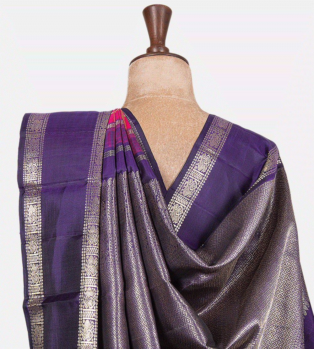 Pink Kanchipuram Silk Saree