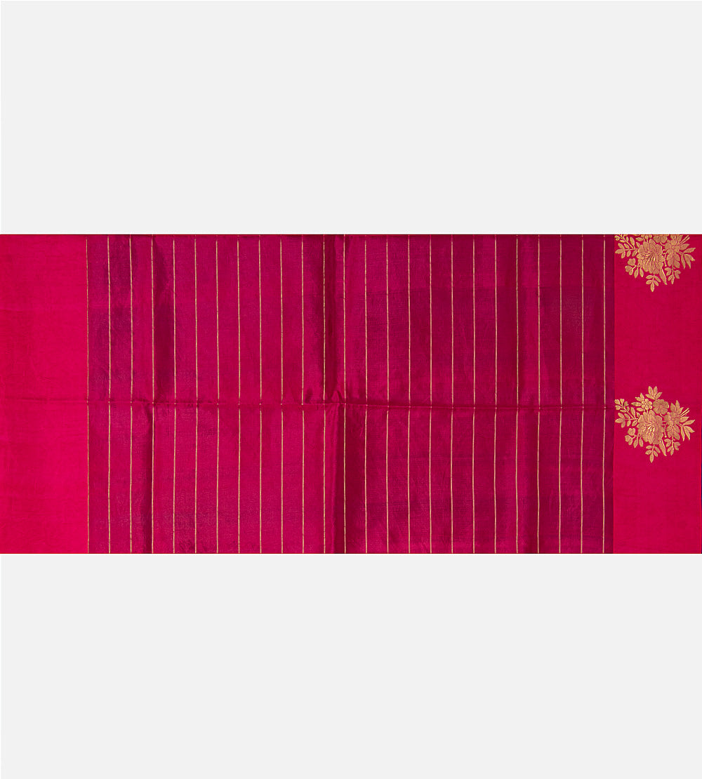 Blue Banarasi Kattan Silk Saree