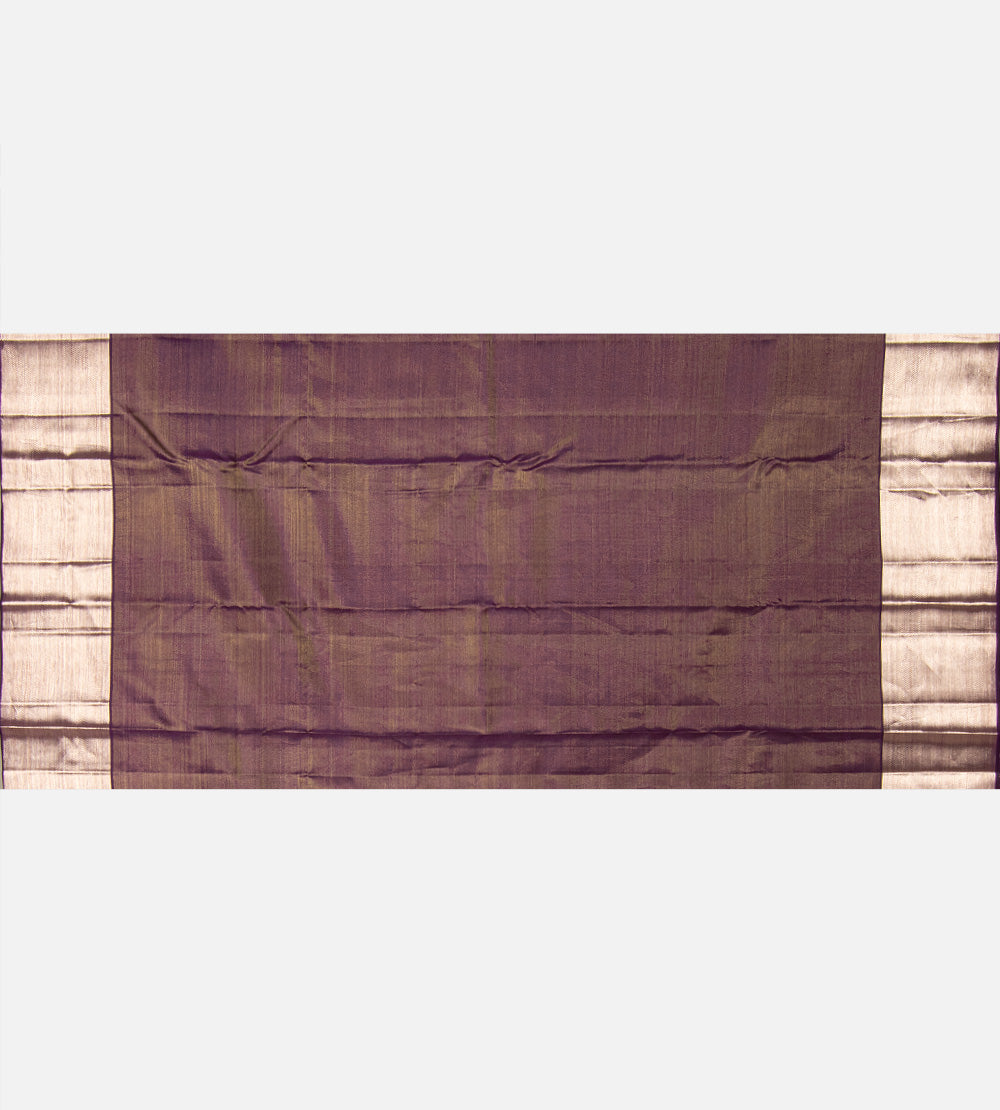 Purple Kanchipuram Silk Saree