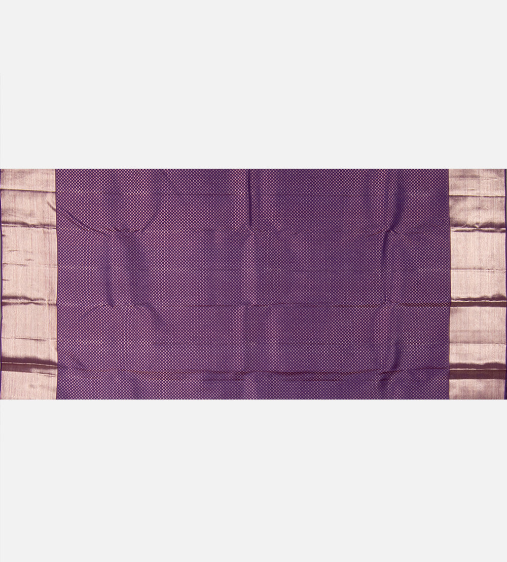 Purple Kanchipuram Silk Saree