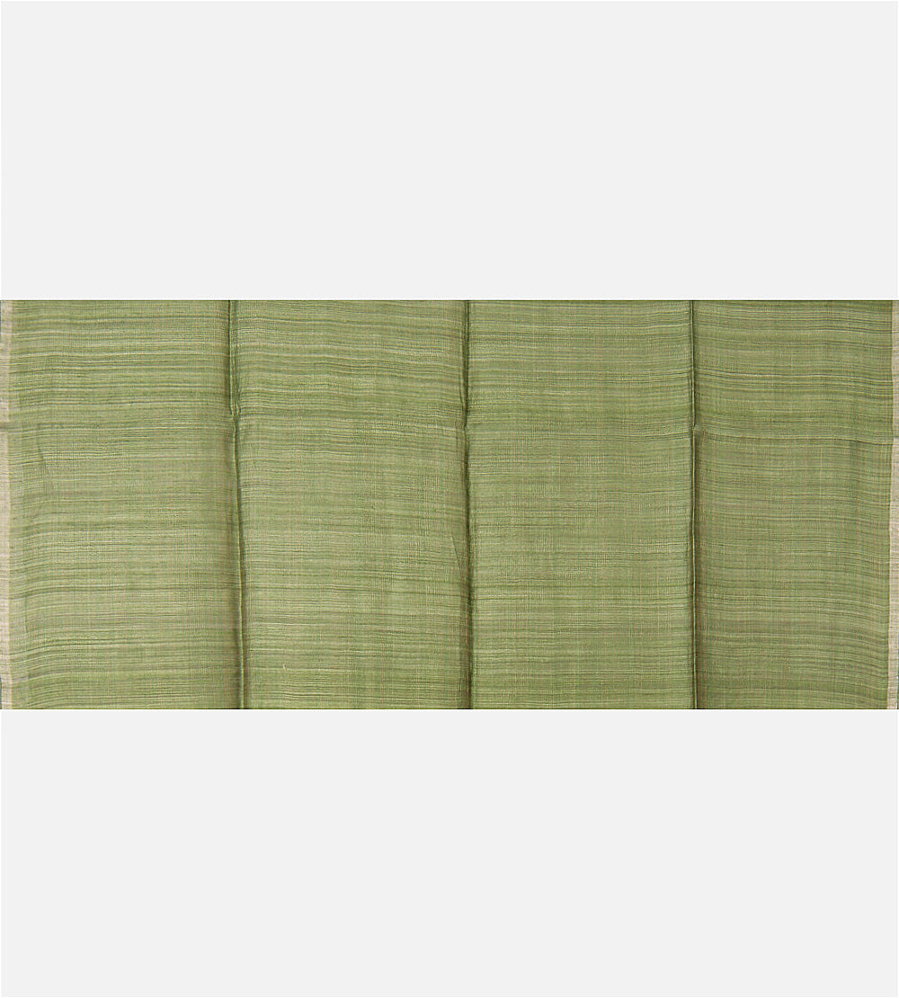Green Bailou Tussar Saree