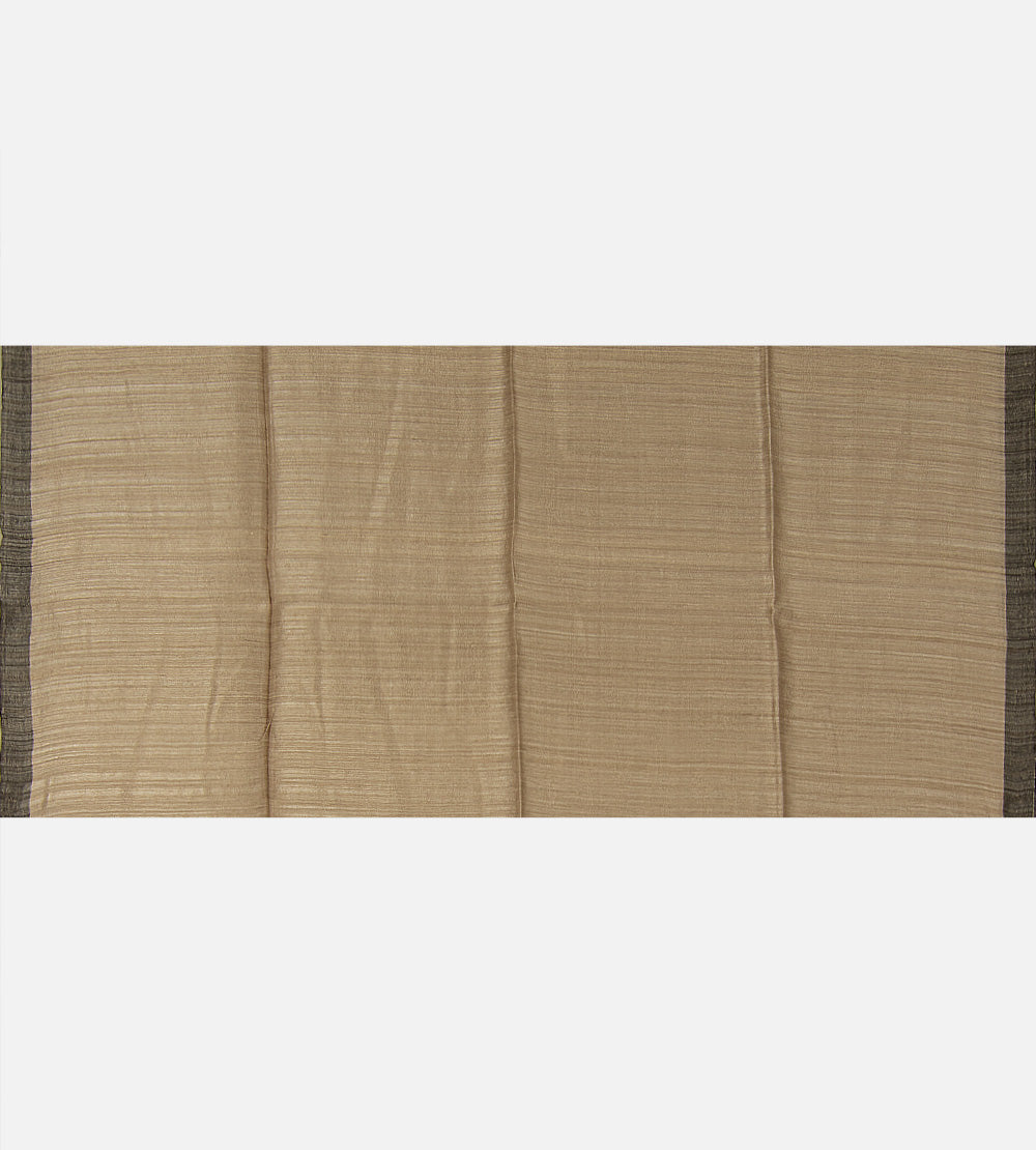 Grey Bailou Tussar Saree