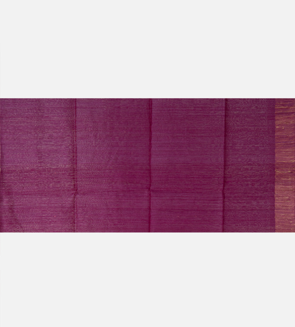 Pink Tussar Organza Saree