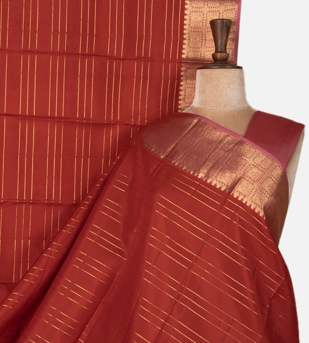 Maroon Soft Silk Saree