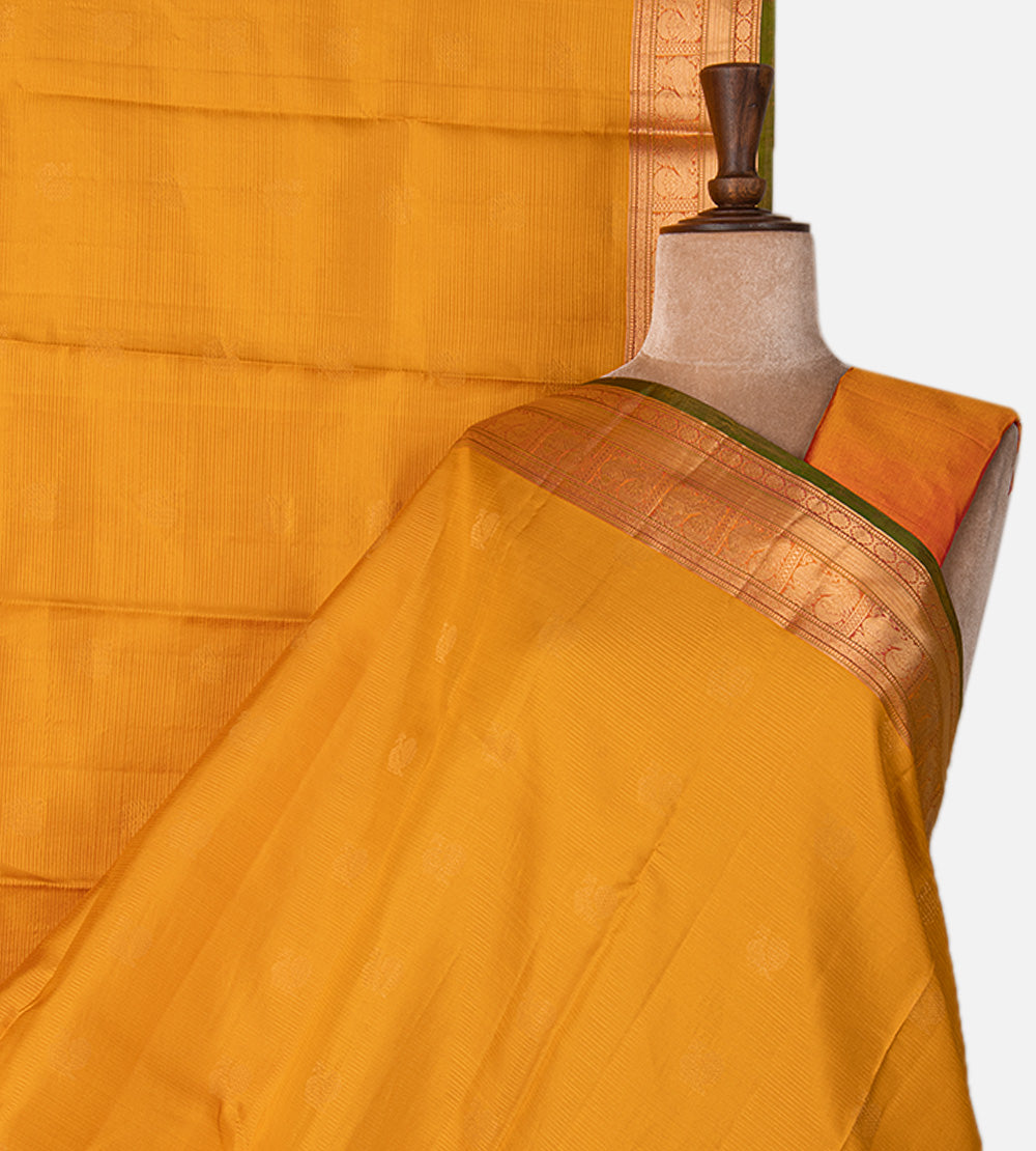 Yellow Soft Silk Saree