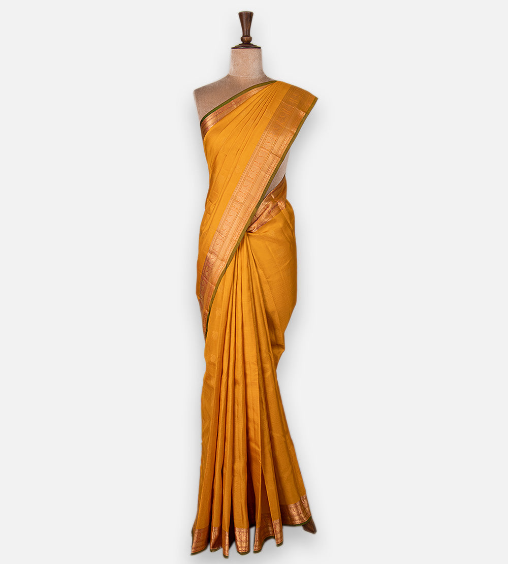 Yellow Soft Silk Saree