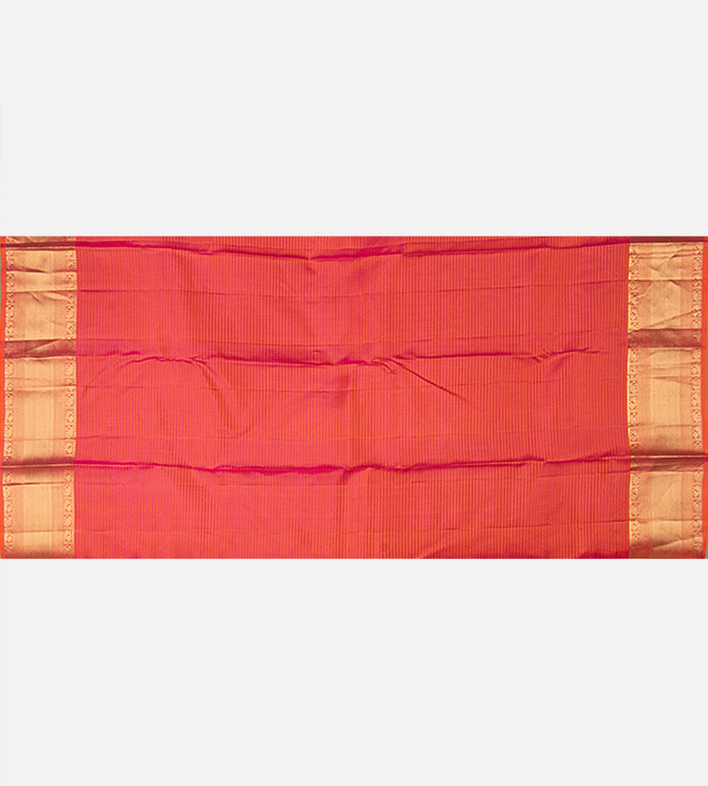 Pink and Orange Soft Silk