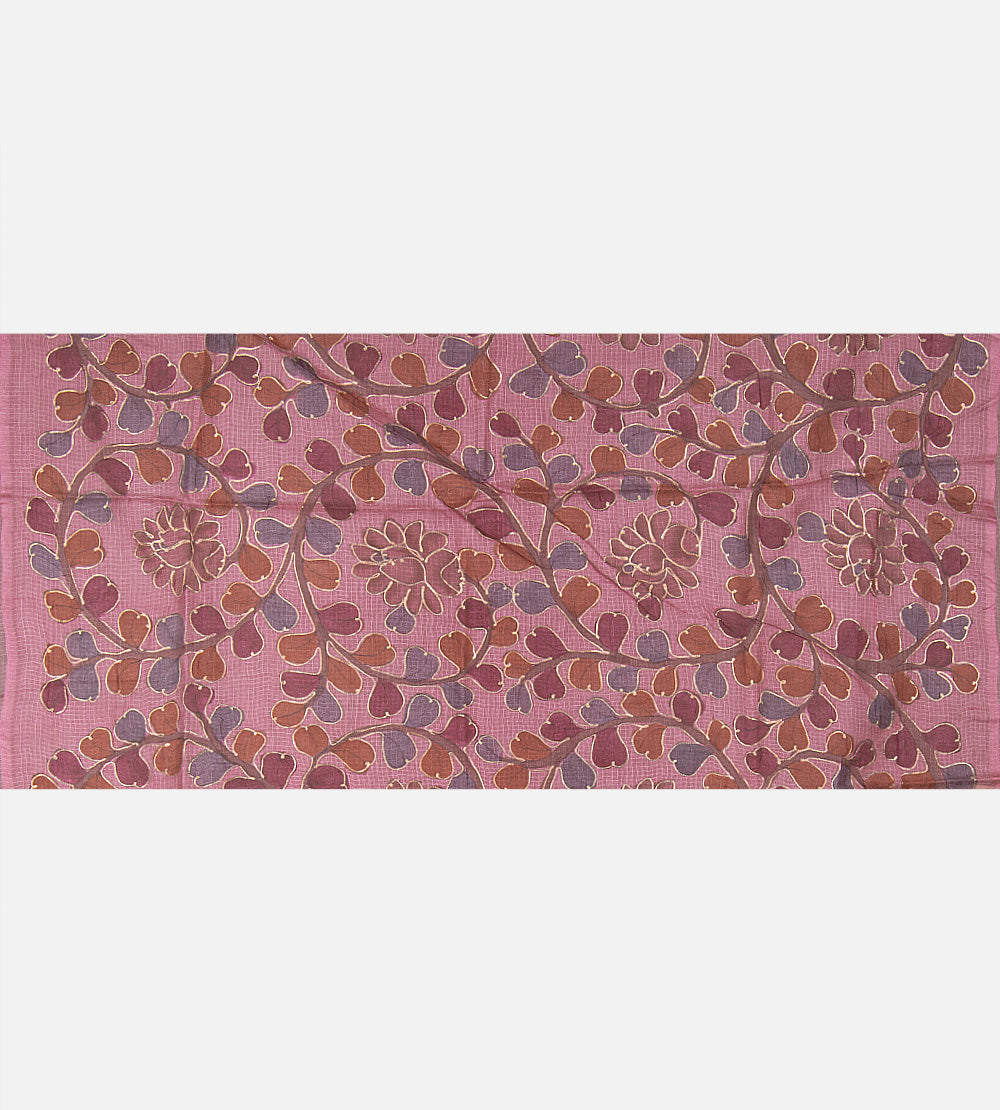 Pink Kota Silk Saree