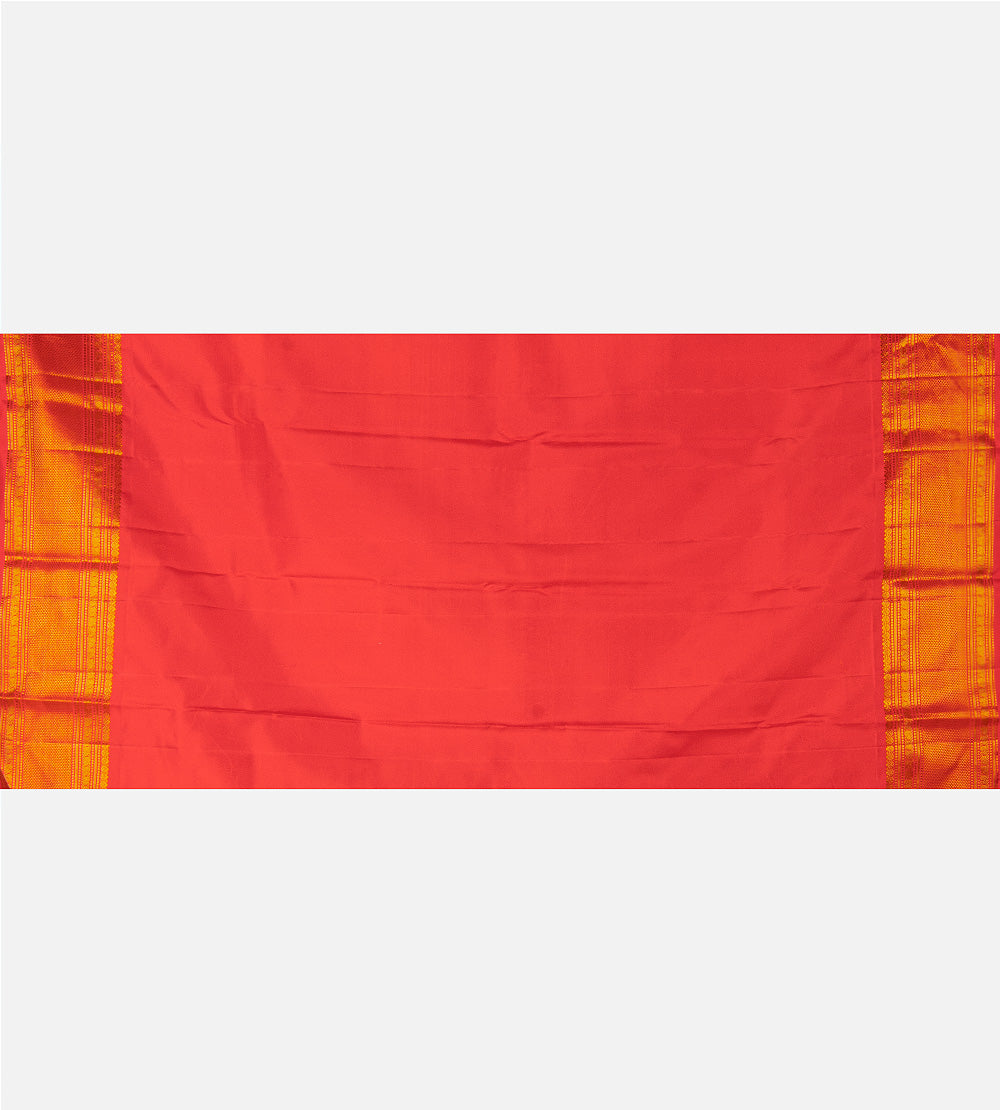 Light Yellow Kanchipuram Silk Saree