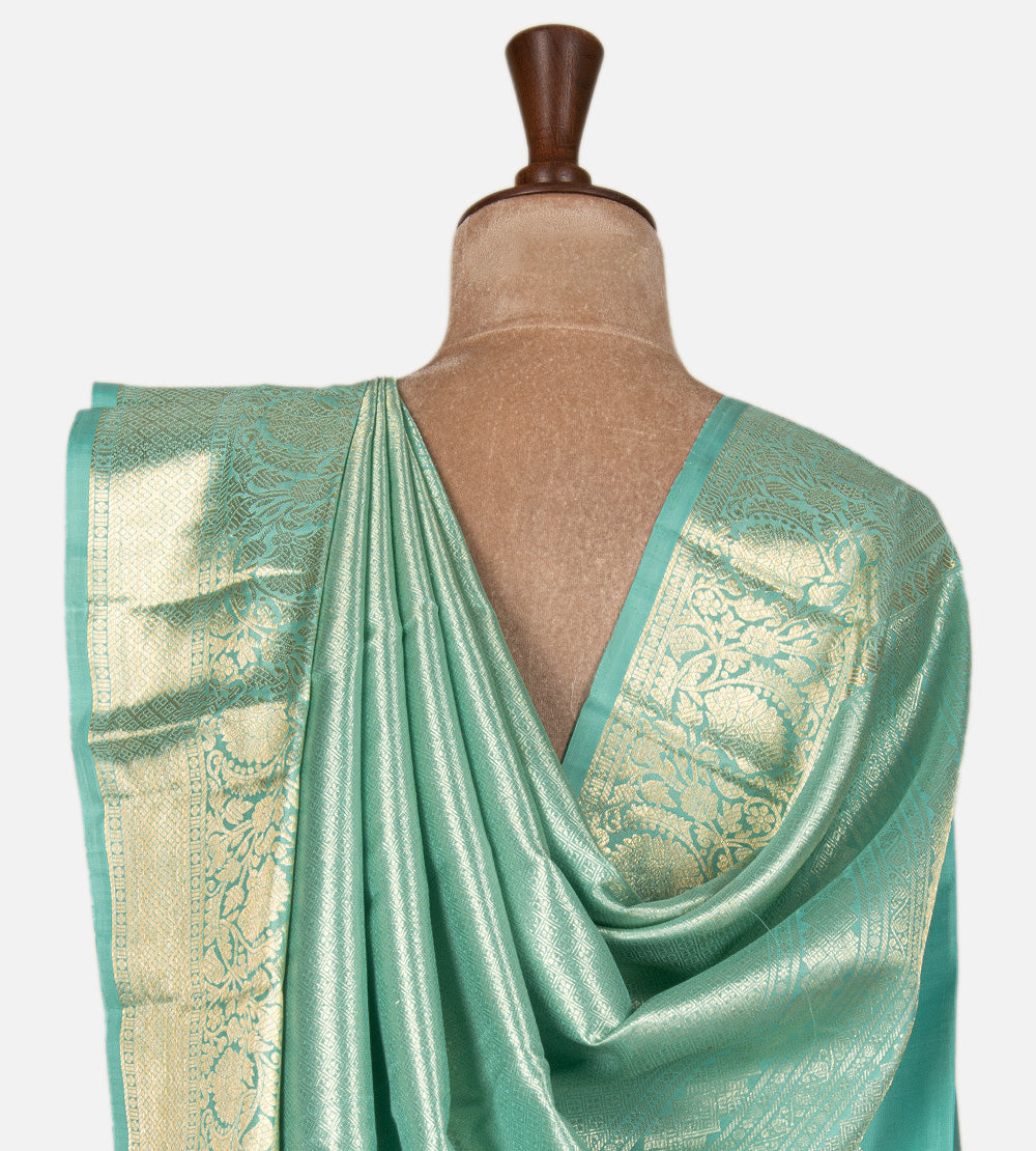 Blue Kanchipuram Silk Saree