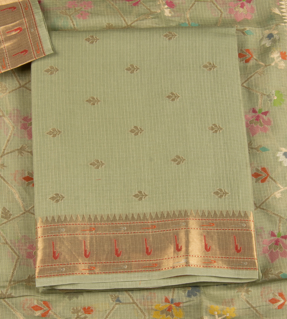 Green Kota Silk Salwar