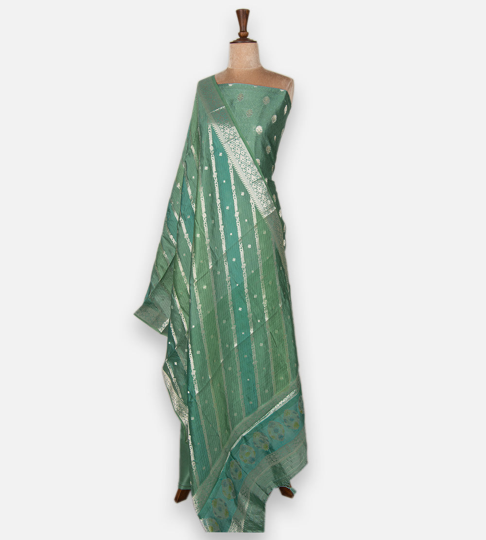Blue Chaniya Silk Salwar