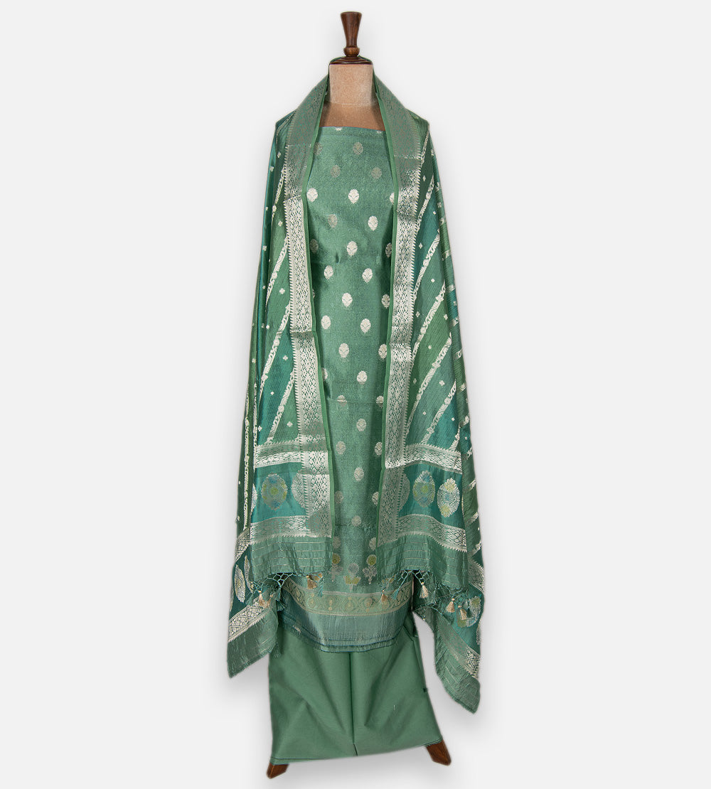 Blue Chaniya Silk Salwar
