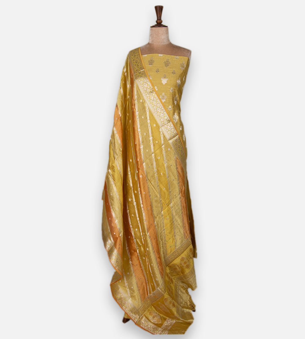 Yellow Chaniya Silk Salwar