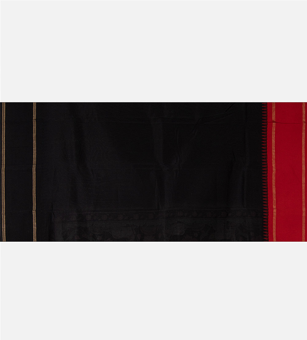 Black Soft Silk Saree
