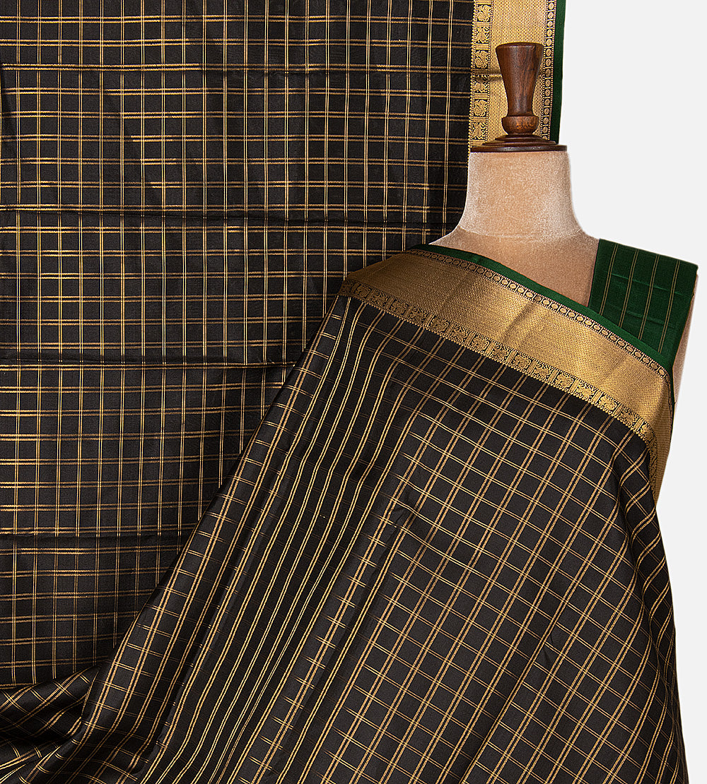 Black Soft Silk Saree