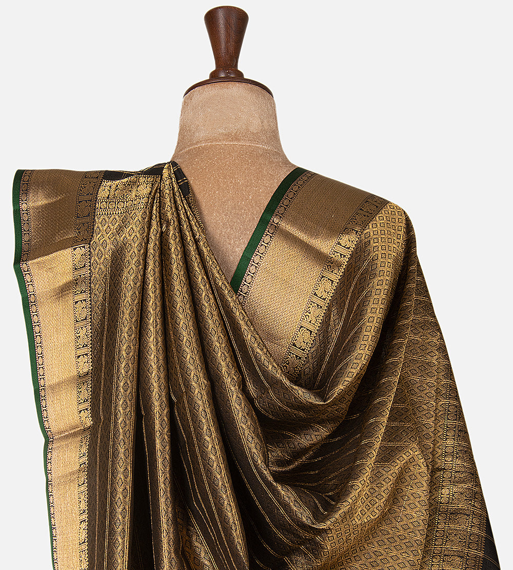 Black Soft Silk Saree