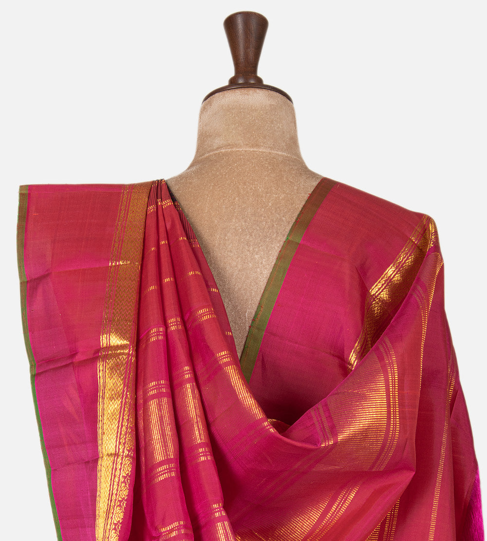 Purple Kanchipuram Silk Saree