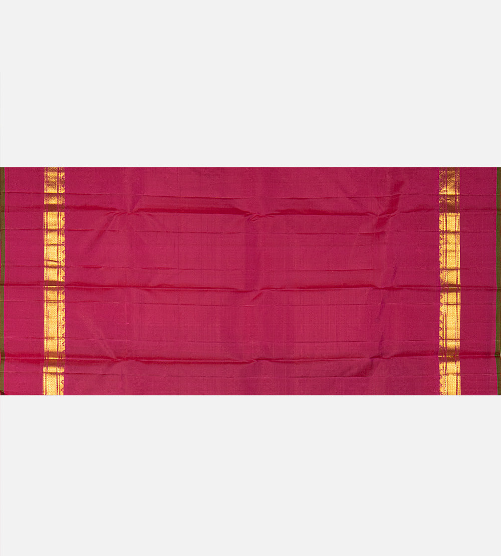 Purple Kanchipuram Silk Saree
