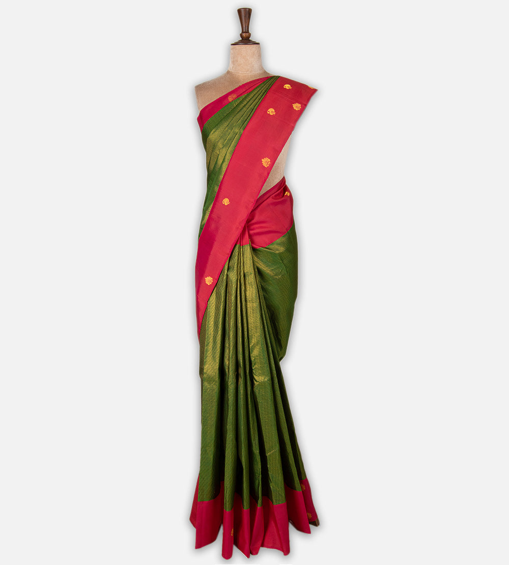 Green Kanchipuram Silk Saree