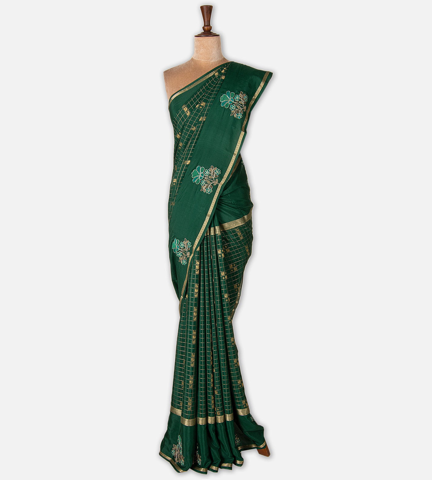 Green  Mysore Silk Saree