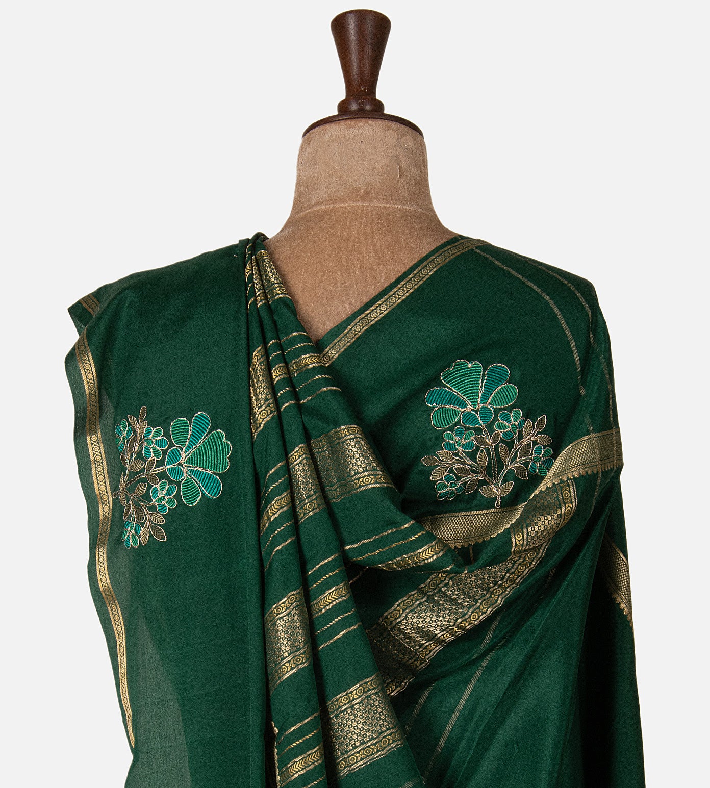 Green  Mysore Silk Saree