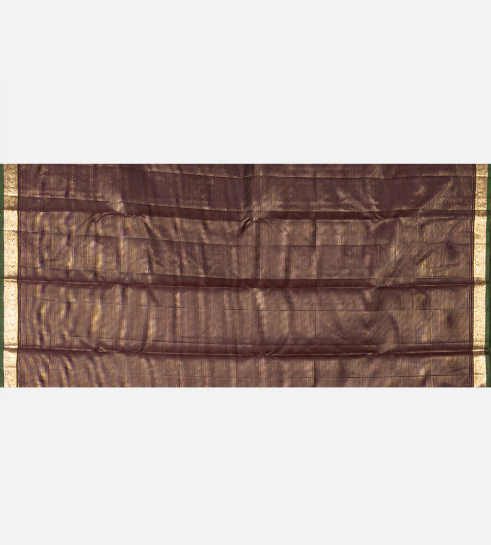 Coffee Brown Kanchipuram Silk Saree