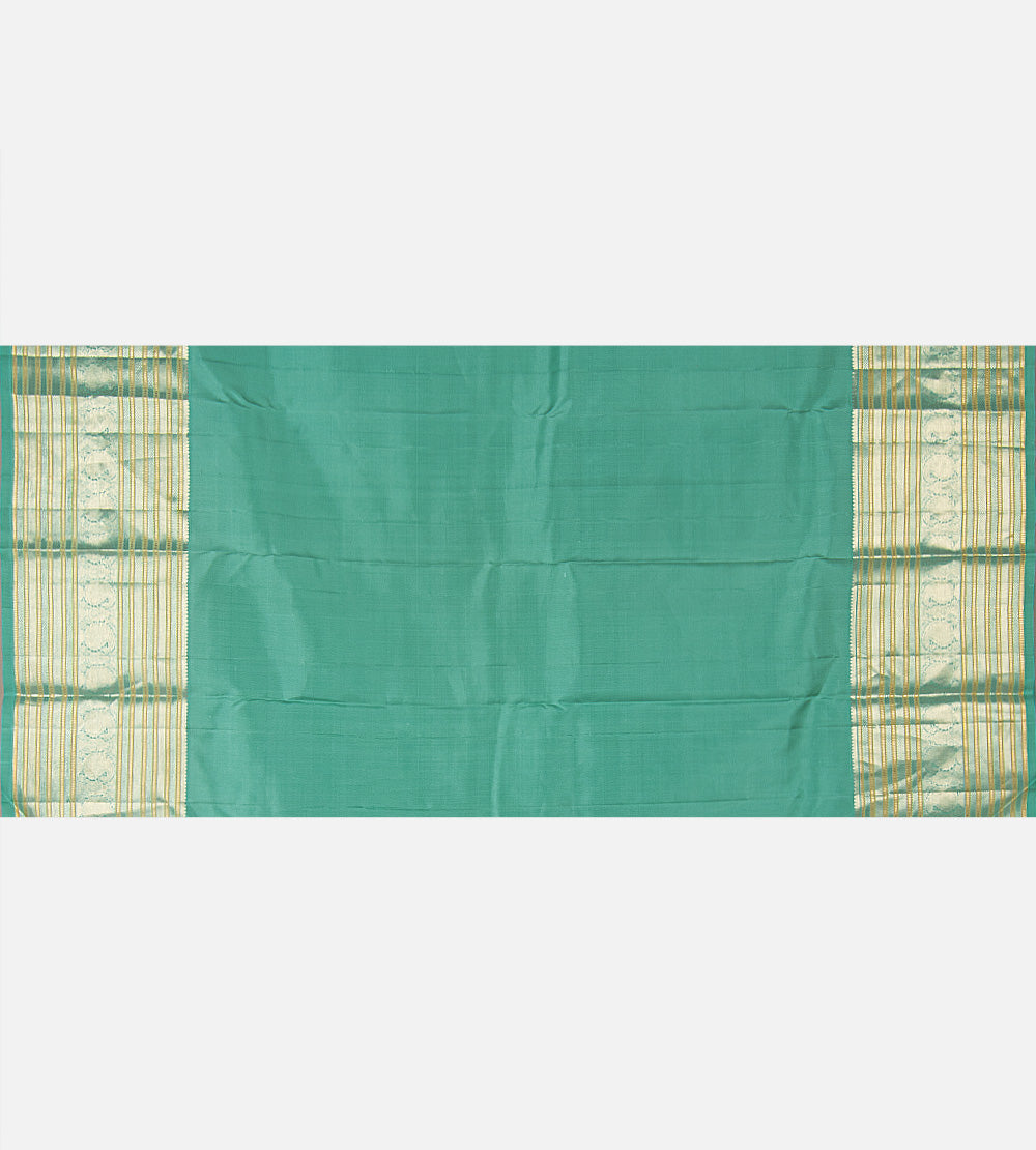 Blue Kanchipuram Silk Saree