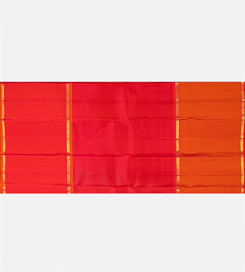 Purple Muppagam Kanchipuram Silk Saree