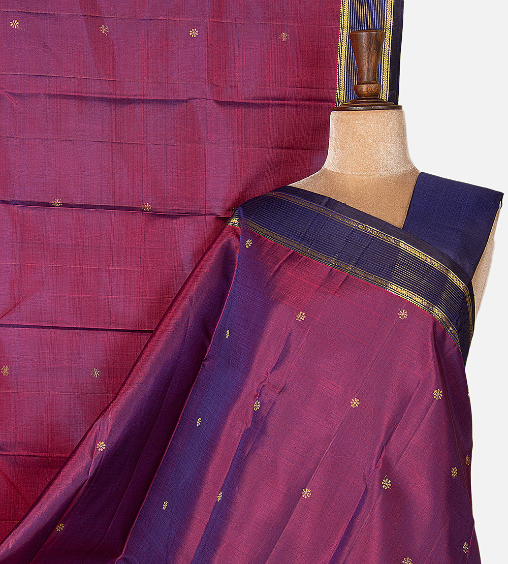 Pink Kanchipuram Silk Saree