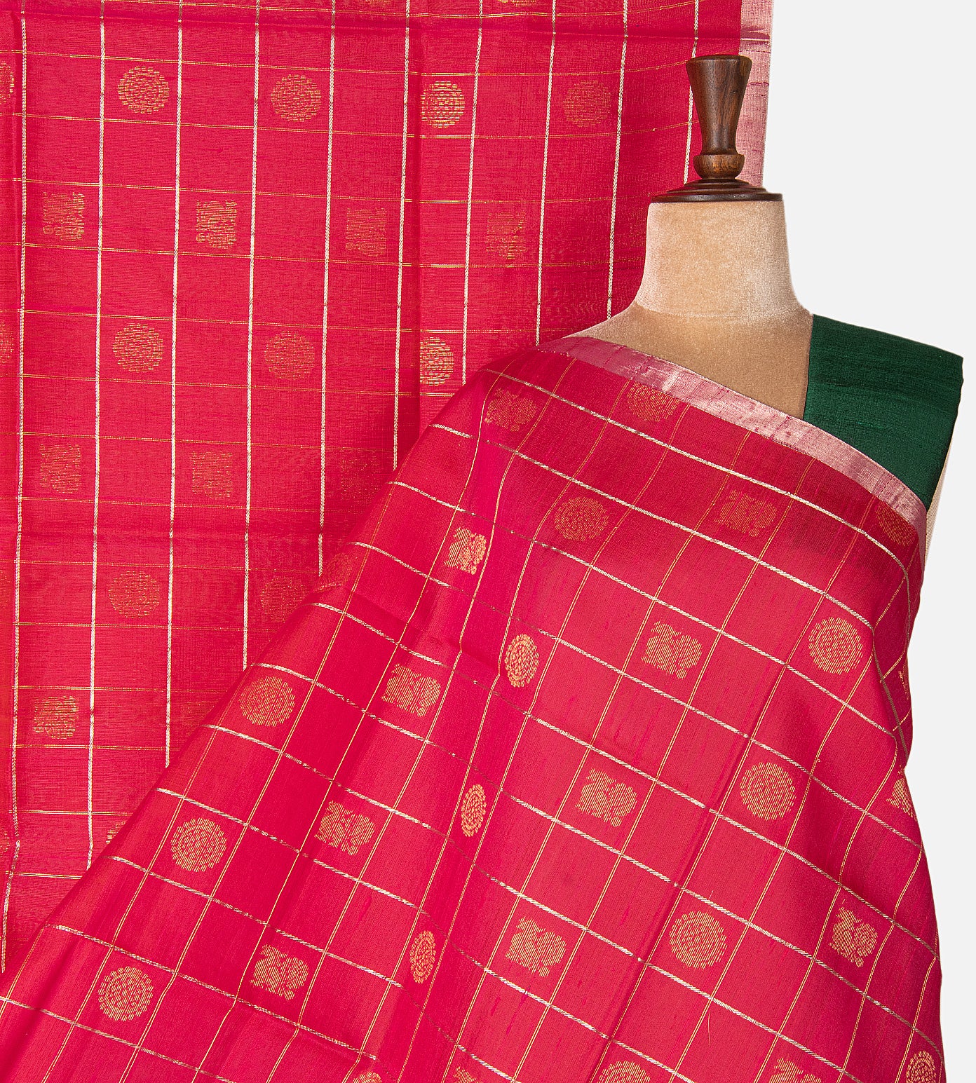 Pink Raw Silk Saree