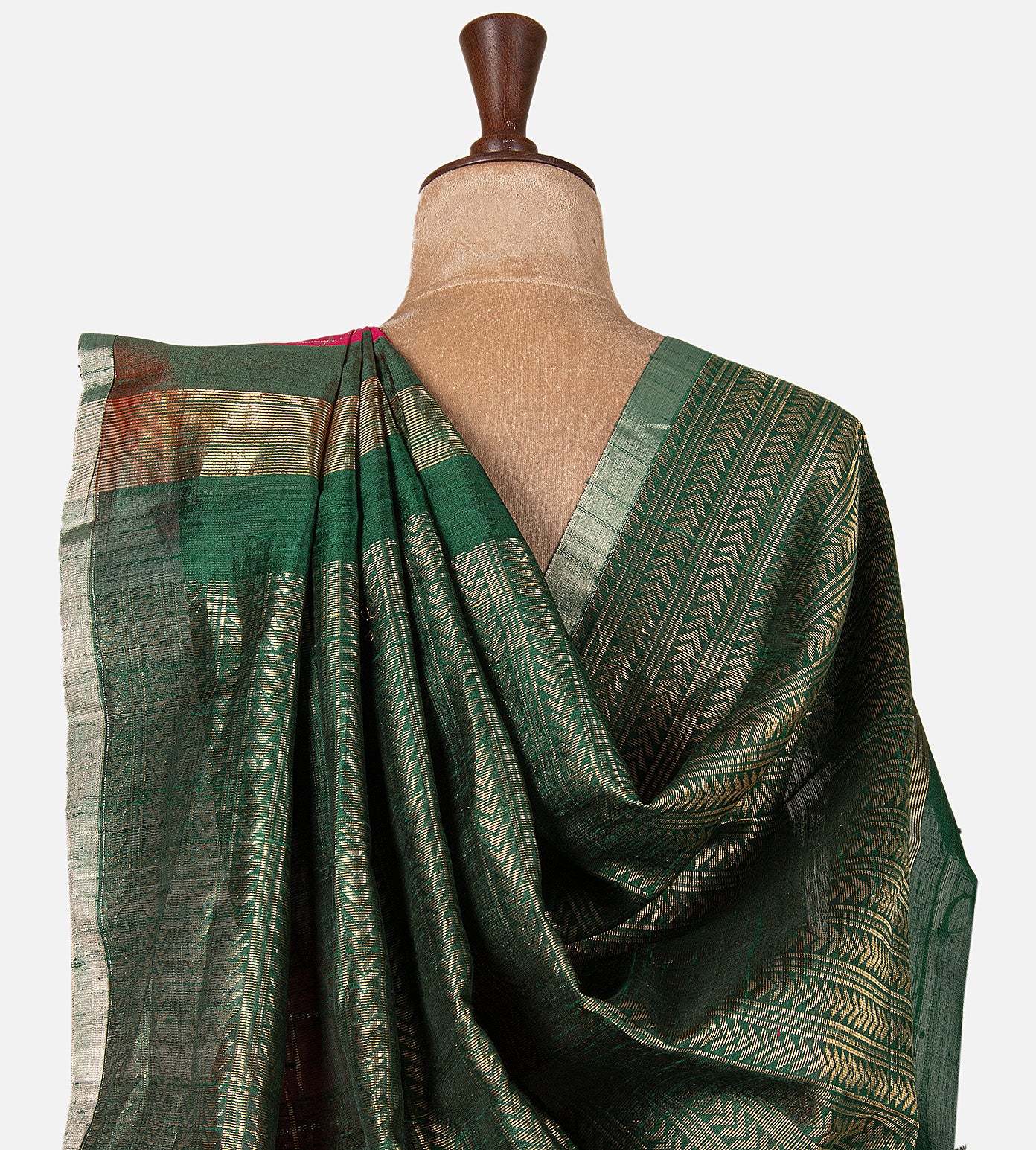 Pink Raw Silk Saree