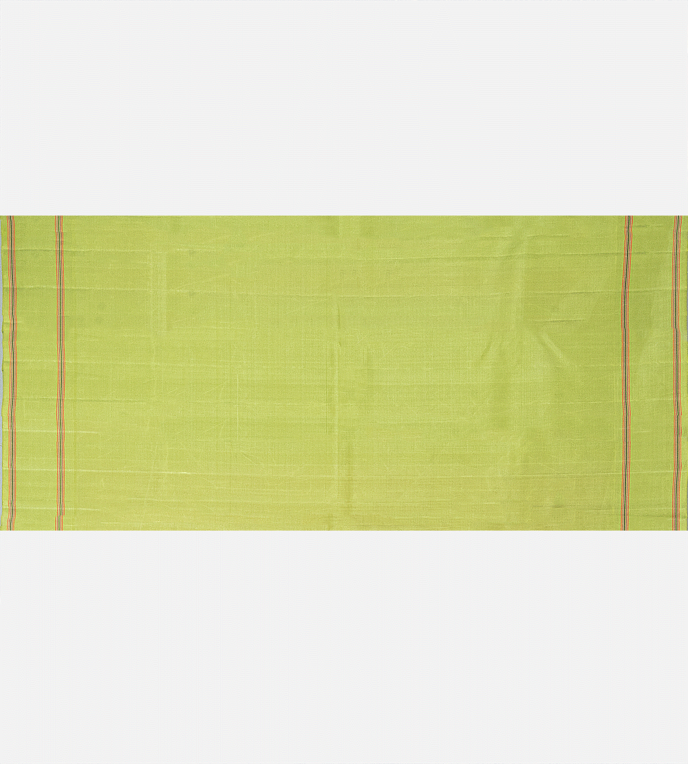 Pink And Orange Kanchipuram Silk Saree