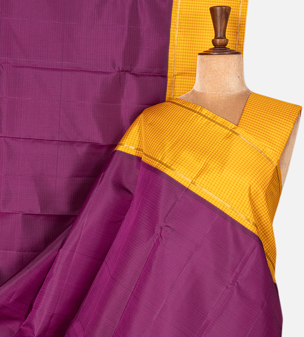 Deep Pink Kanchipuram Silk Saree