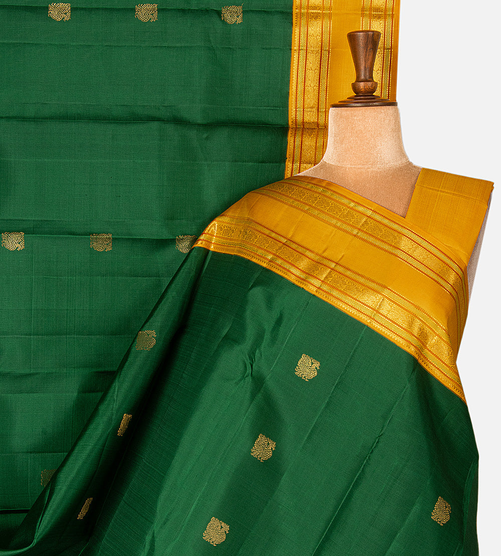 Green Kanchipuram Silk Saree