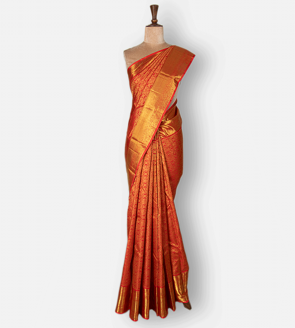 Red Kanchipuram Silk Saree