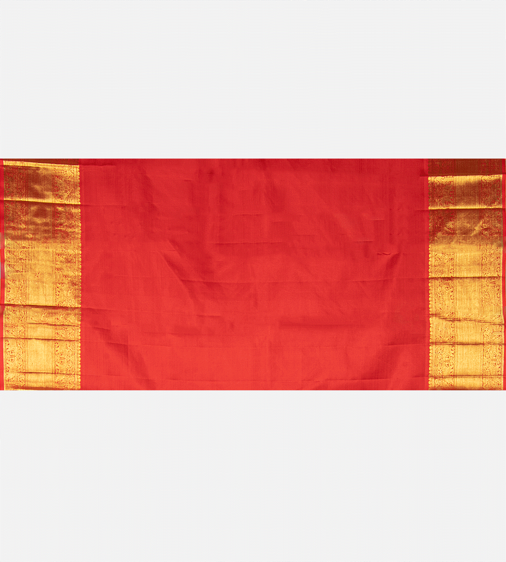 Red Kanchipuram Silk Saree