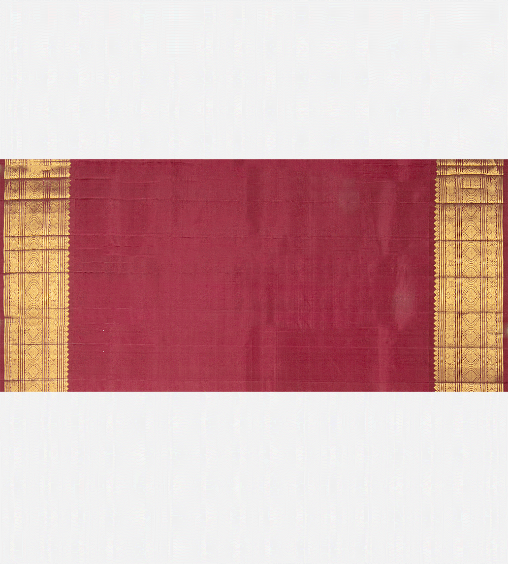 Light Beige Kanchipuram Silk Saree