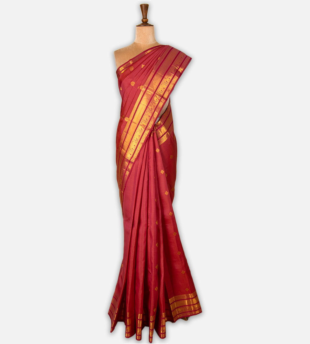 Red Kanchipuram Silk Saree