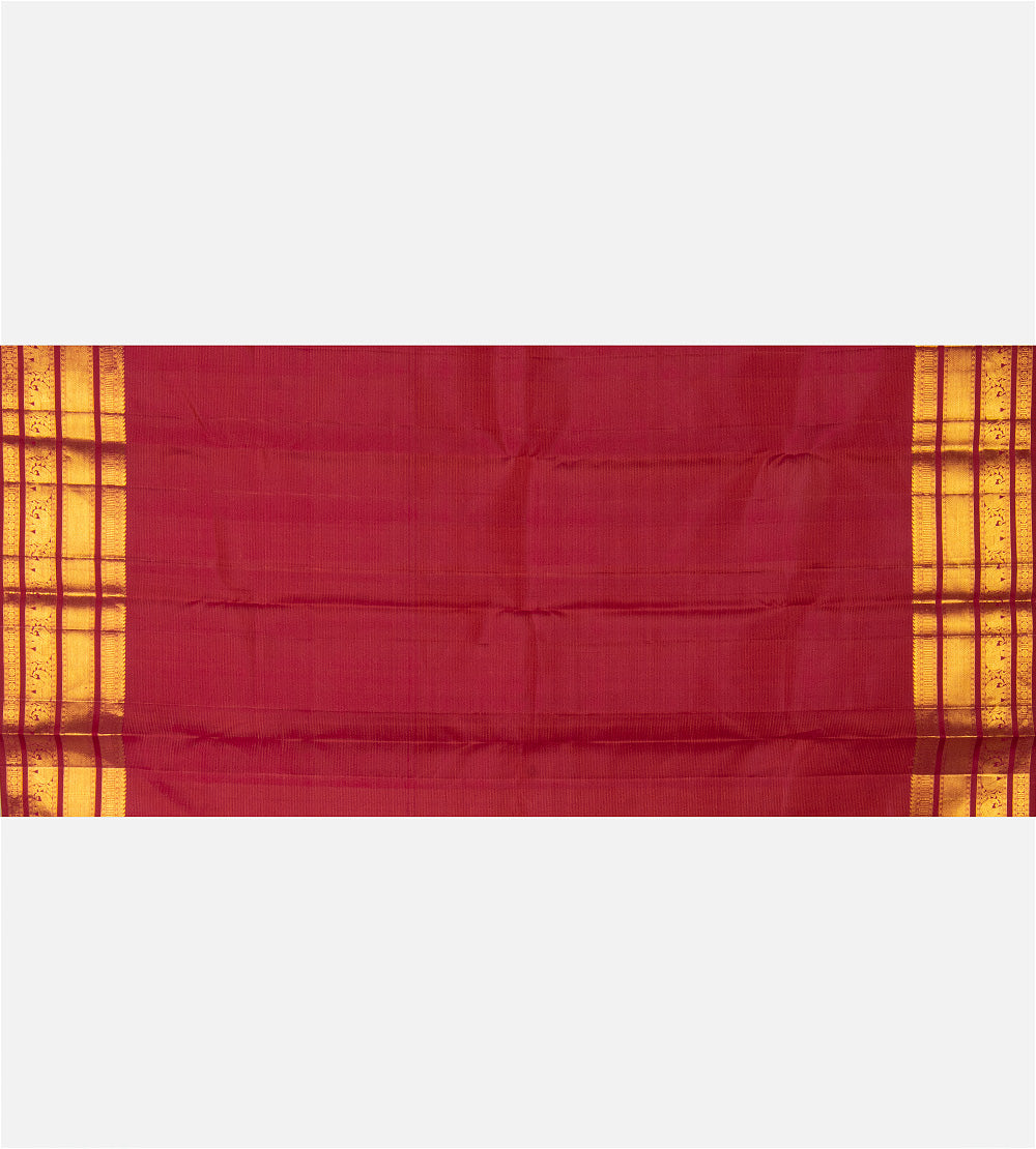 Red Kanchipuram Silk Saree