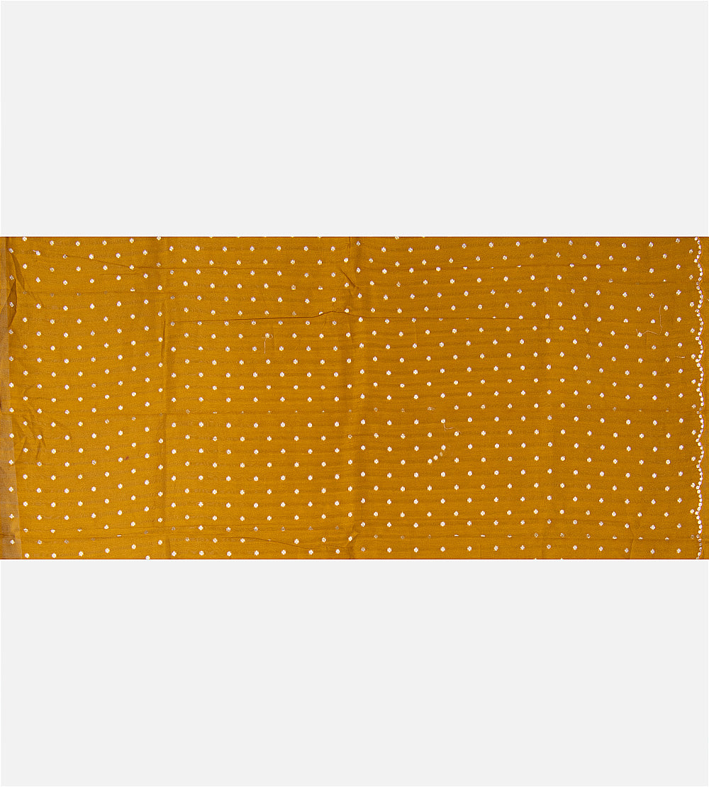 Yellow Organza Saree