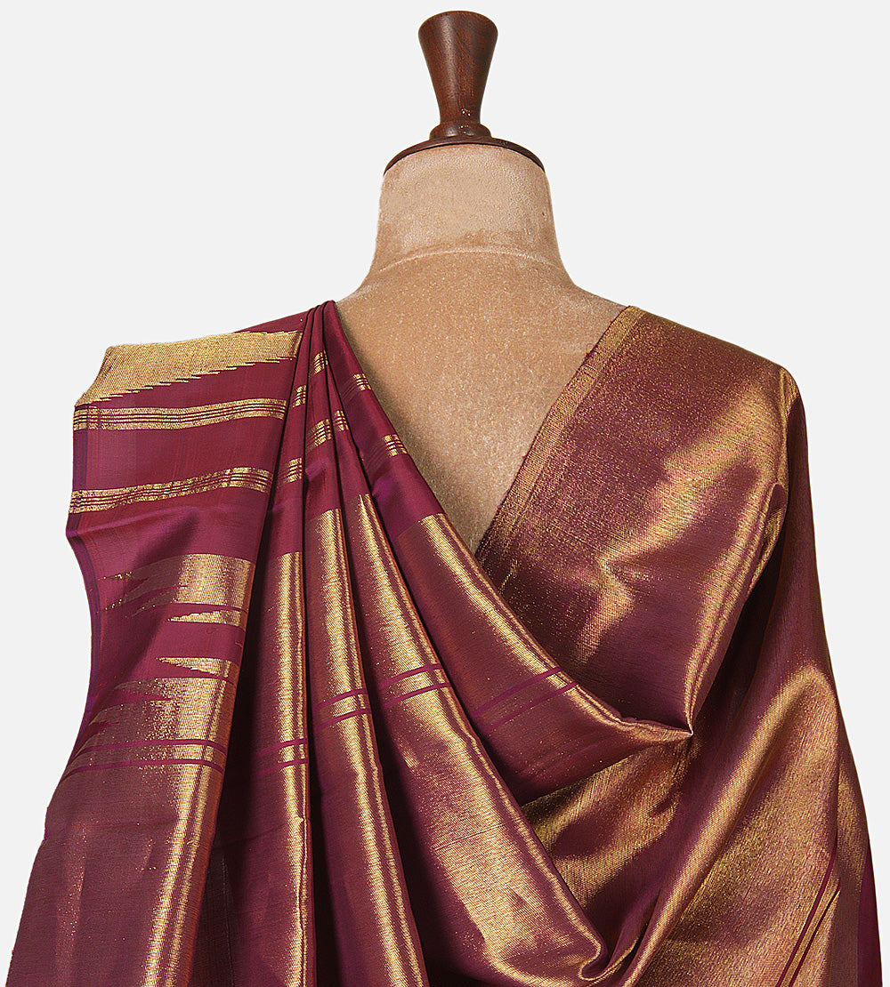 Pink Kanchipuram Silk Saree