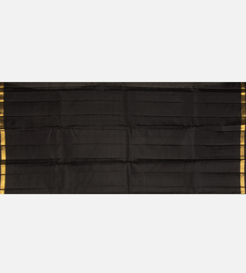 Black Kanchipuram Silk Saree