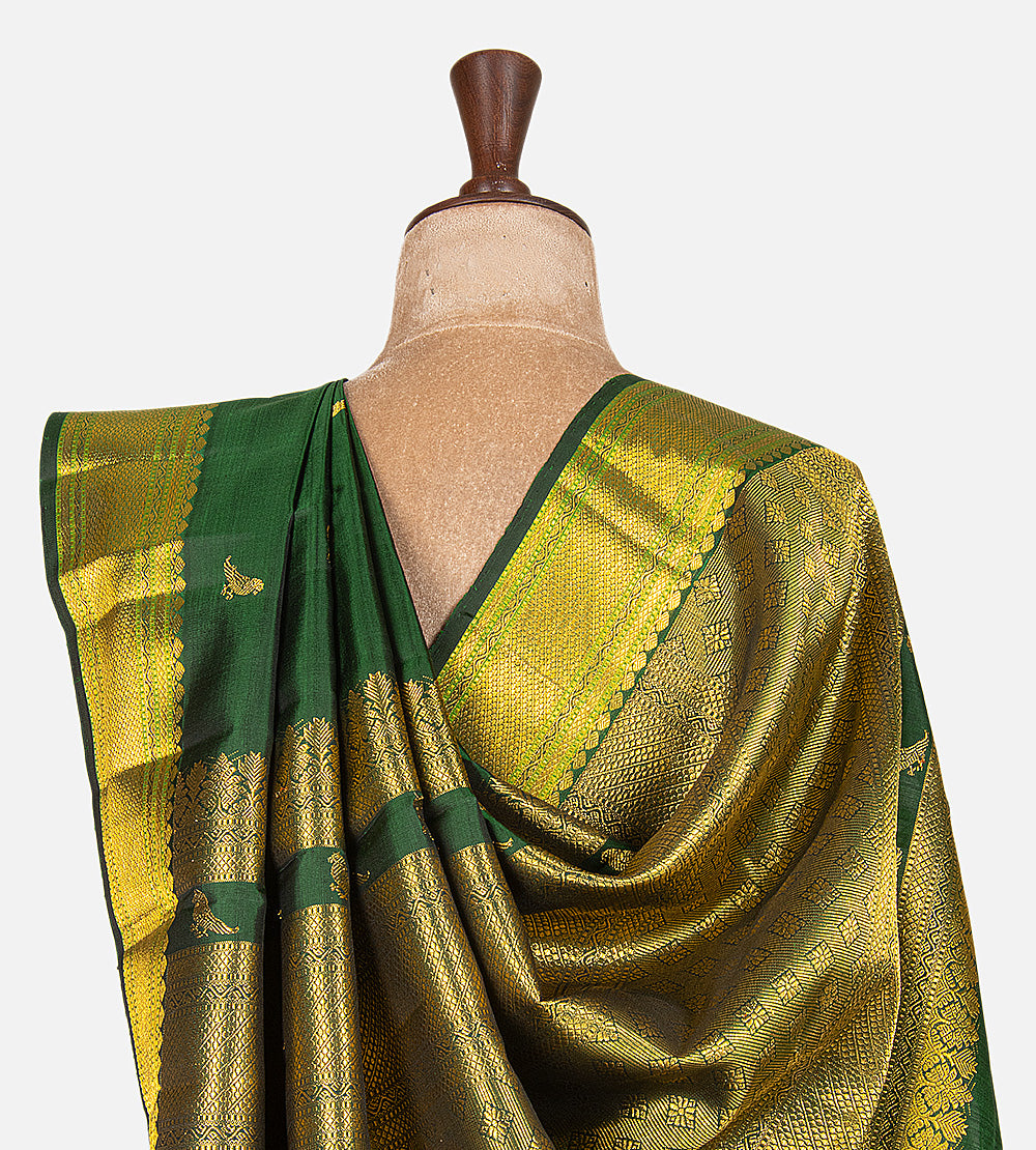 Green Kanchipuram Silk Saree