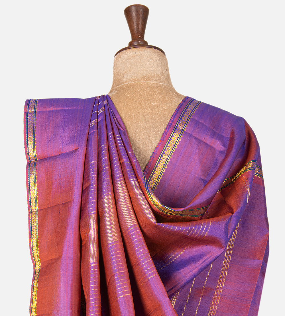 Blue Kanchipuram Silk Saree