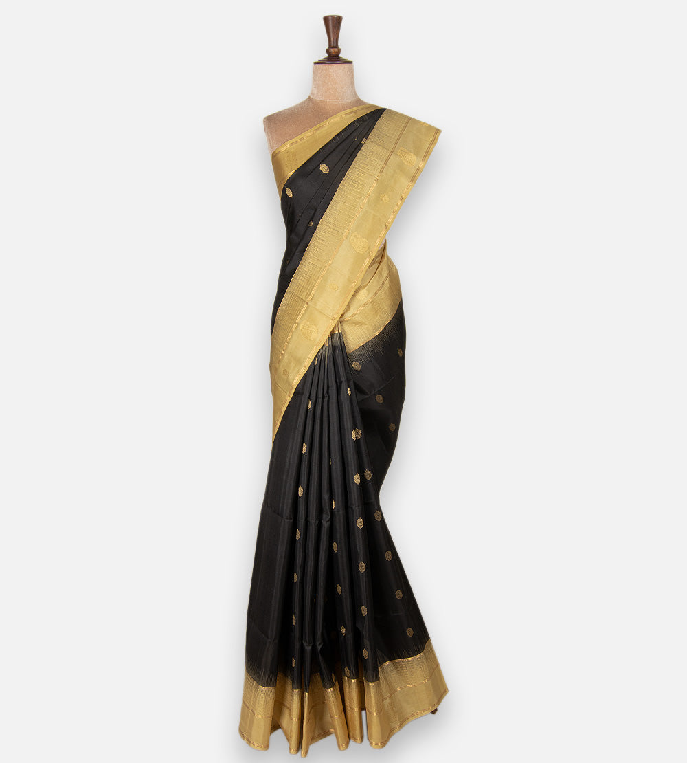 Black Soft Silk Saree