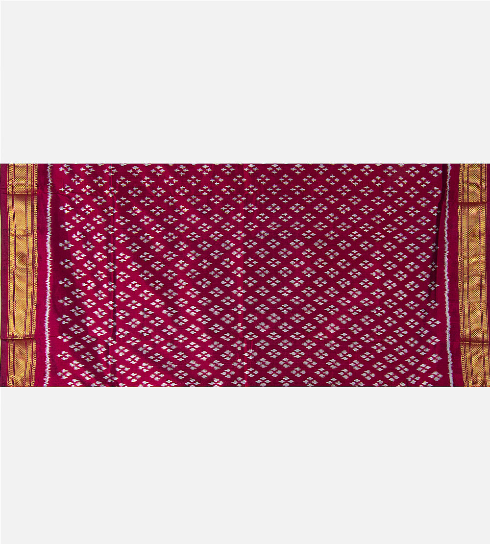 Multicolour Ikkat Silk Saree