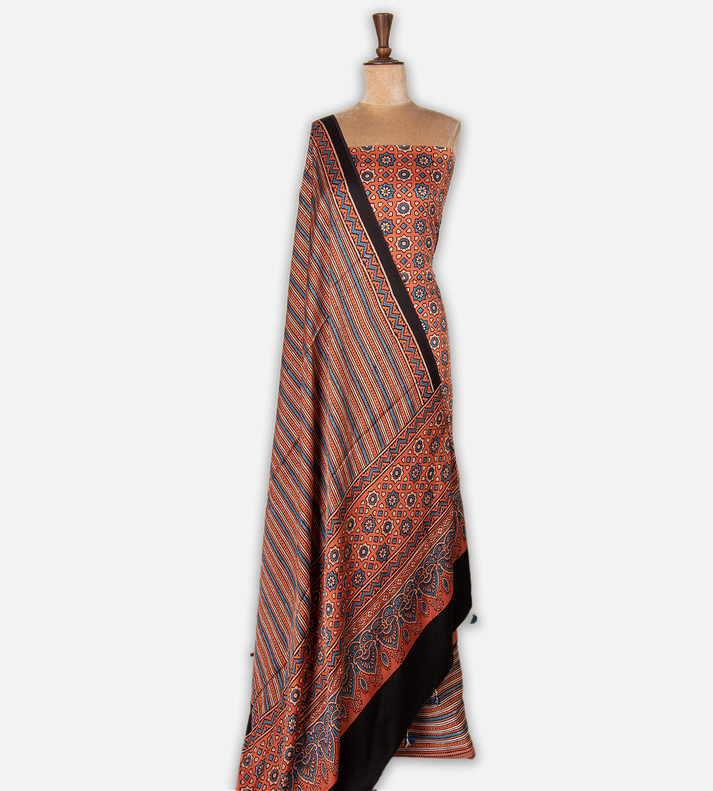 Terracotta Modal Silk Salwar